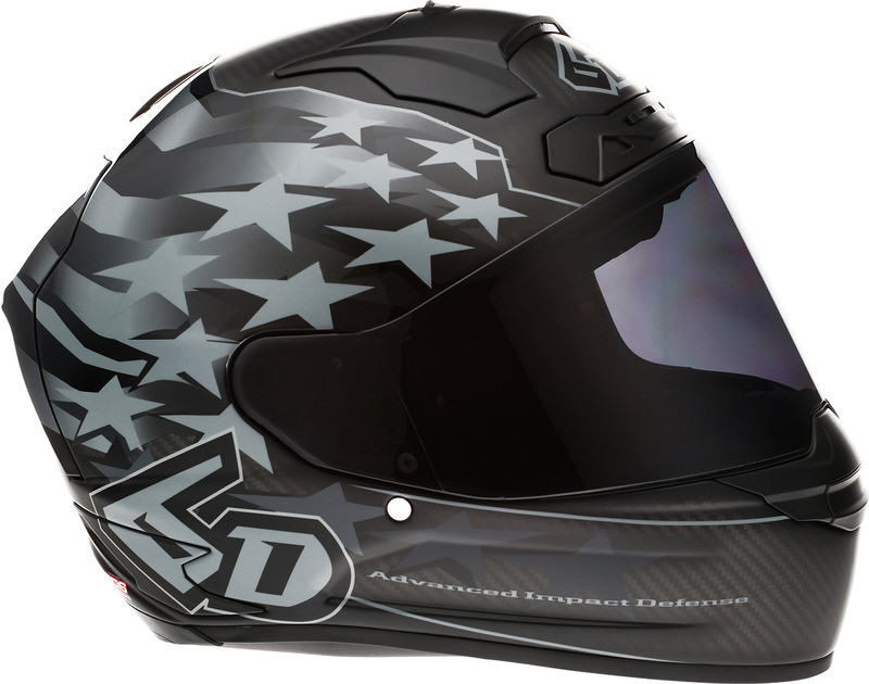 6D ATS-1R Patriot Black Helmet
