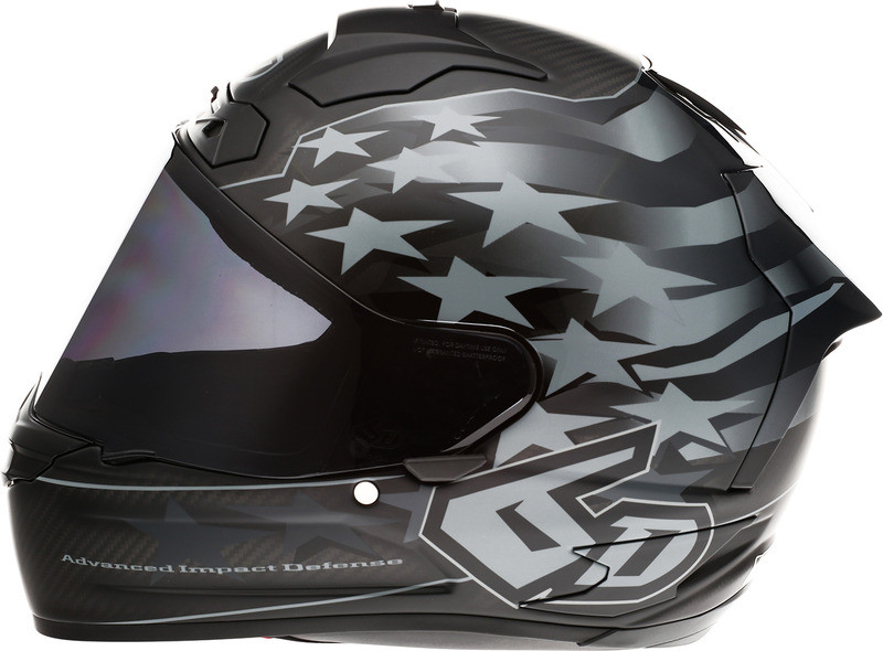 6D ATS-1R Patriot Black Helmet