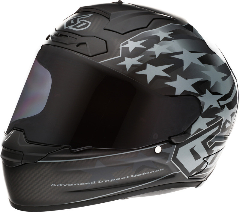 6D ATS-1R Patriot Black Helmet