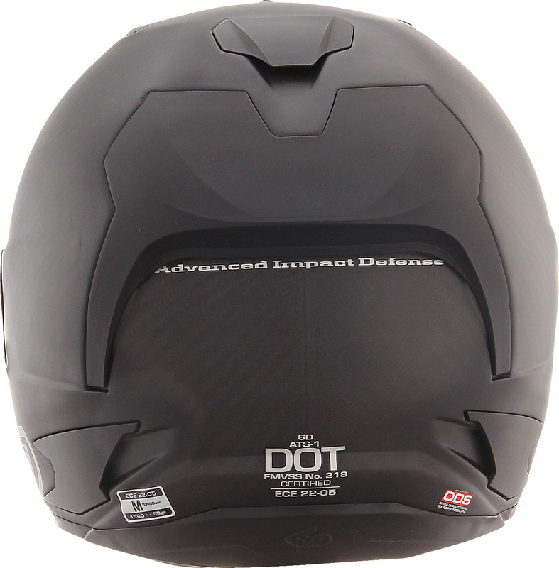 6D ATS-1R Matte Carbon Helmet