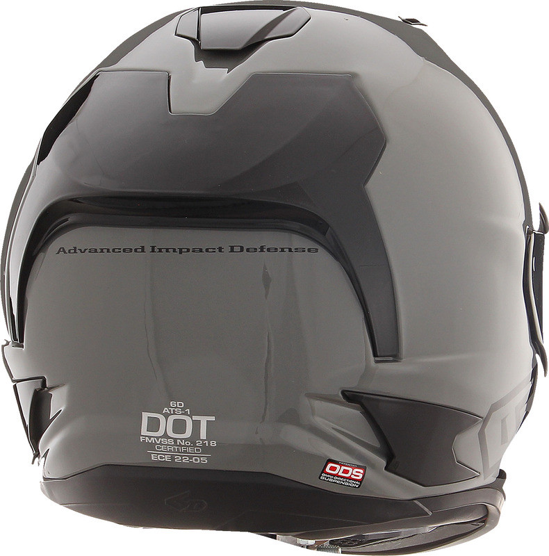6D ATS-1R Gloss Gray Helmet