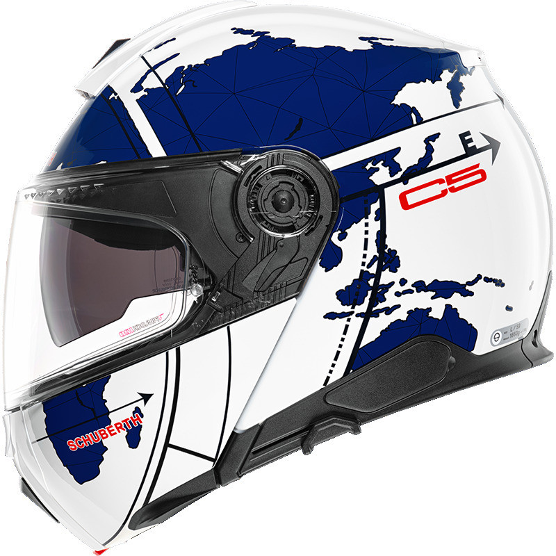 Schuberth C5 Globe Blue Helmet