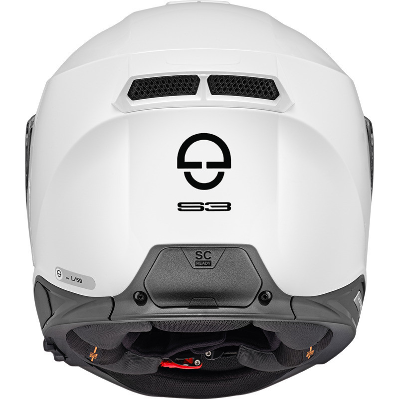 Schuberth S3 Gloss White Helmet - Speed Addicts