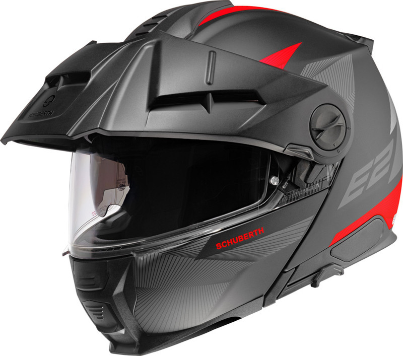 Schuberth E2 Defender Red Helmet - Speed Addicts