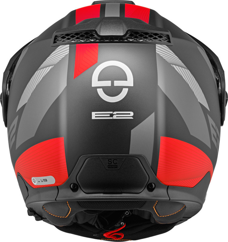 Schuberth E2 Defender Red Helmet - Speed Addicts