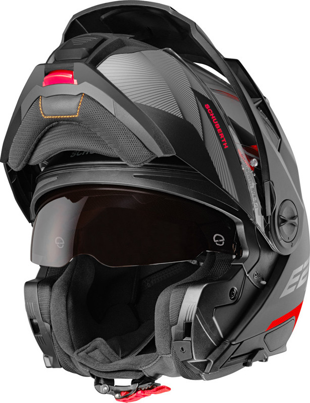 SCHUBERTH システムヘルメットE2 Lサイズ Schuberth E2 Defender Red Helmet - Speed Addicts