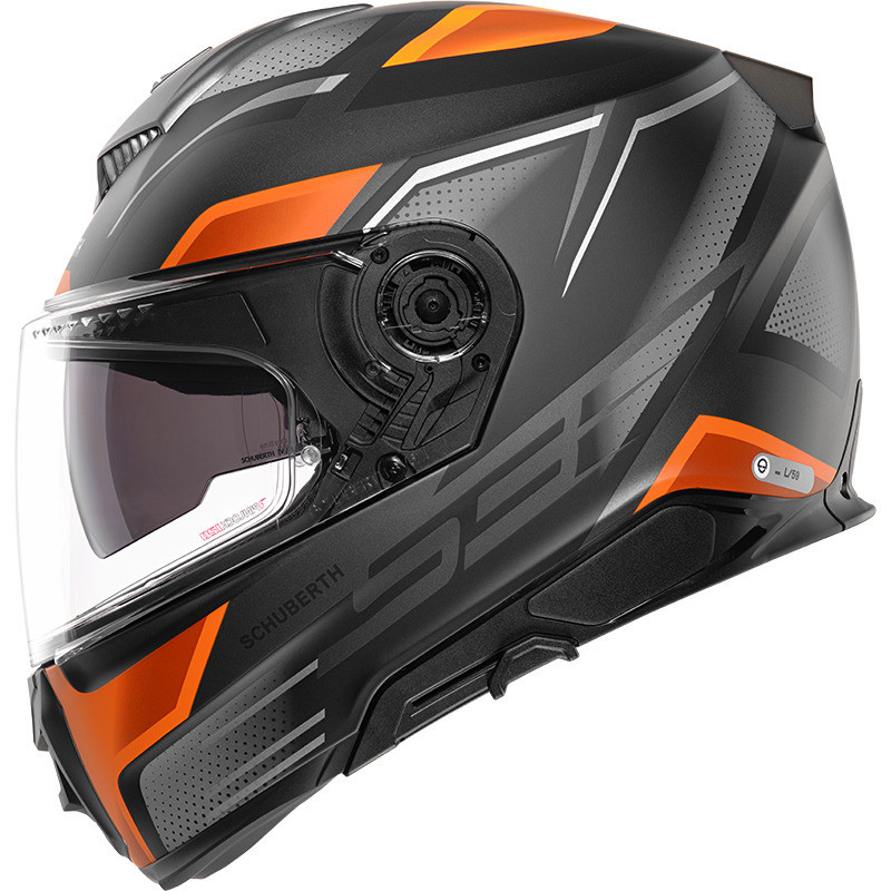 Schuberth S3 Storm Orange Helmet