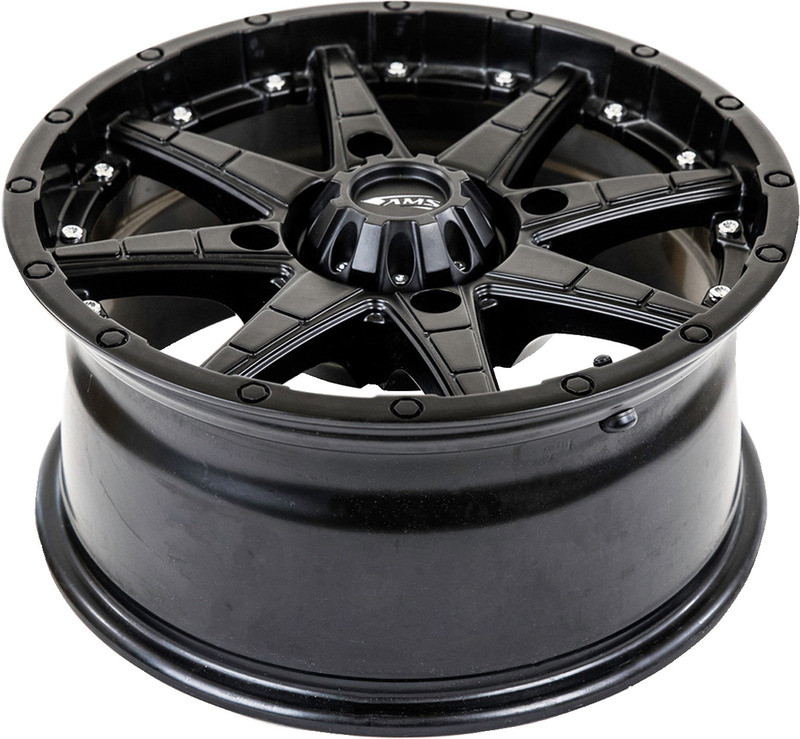 AMS Roll'n 105 Wheel Front/Rear Black 15x7 4/137 5+2 - 5707-046AS