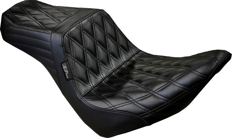 Le Pera Tailwhip Seat Double Diamond Black FXLR/FLSB '18-'22 - LYR-580DD