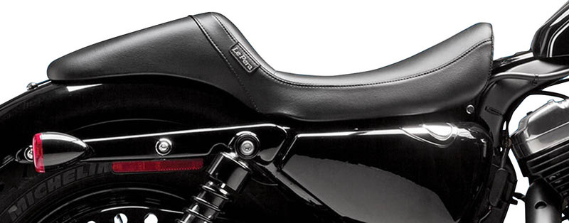 Le Pera Daytona Sport Daddy Long Legs Seat Smooth Black - LC-542DLS
