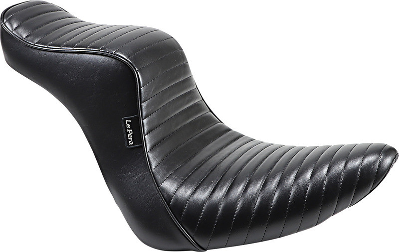 Le Pera Cherokee Seat Pleated Black FLFB - LYO-020PT
