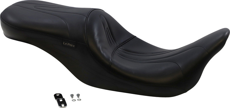 Le Pera Sorrento 2-Up Seat Stitched Black FLHT - LK-907