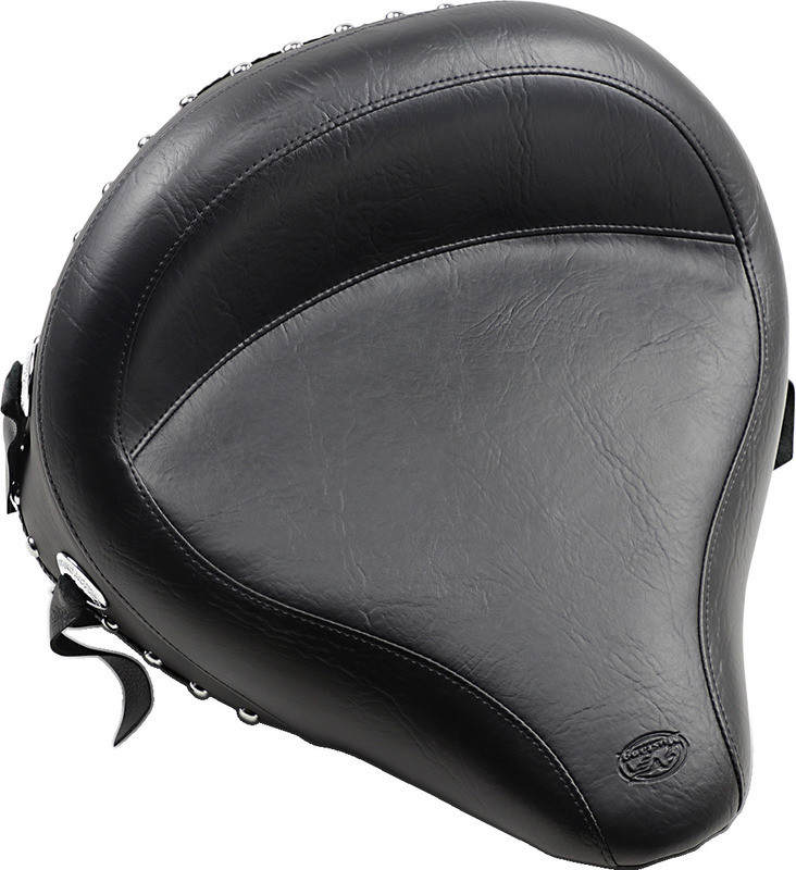 Mustang Wide Studded Solo Seat Softail '84-'99 - 75506