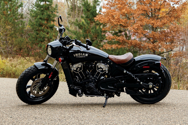 Mustang Solo Seat Brown Scout Bobber - 76843