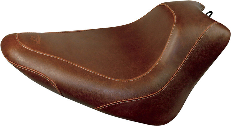 Mustang Seat Wide Tripper Solo without Backrest Smooth Brown - 76764