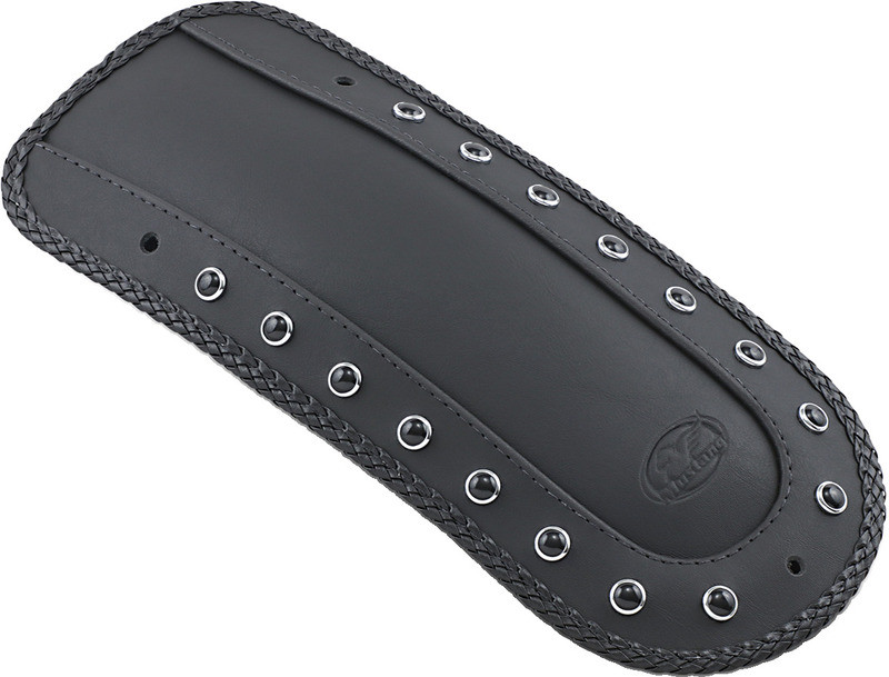 Mustang Fender Bib Studded Black Solo Seat - 78036