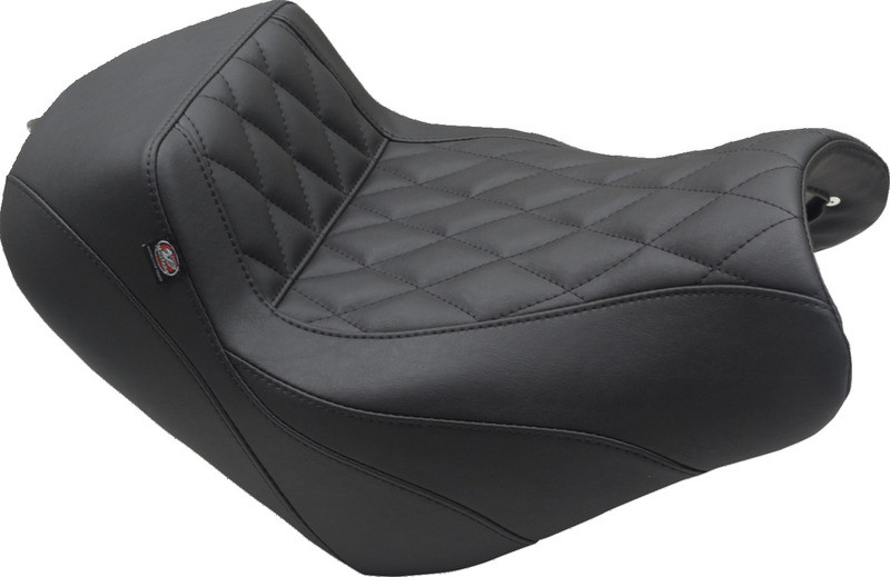 Mustang Squareback/Fastback Solo Seat Black Diamond Stitch Vulcan S '15-'23 - 76430