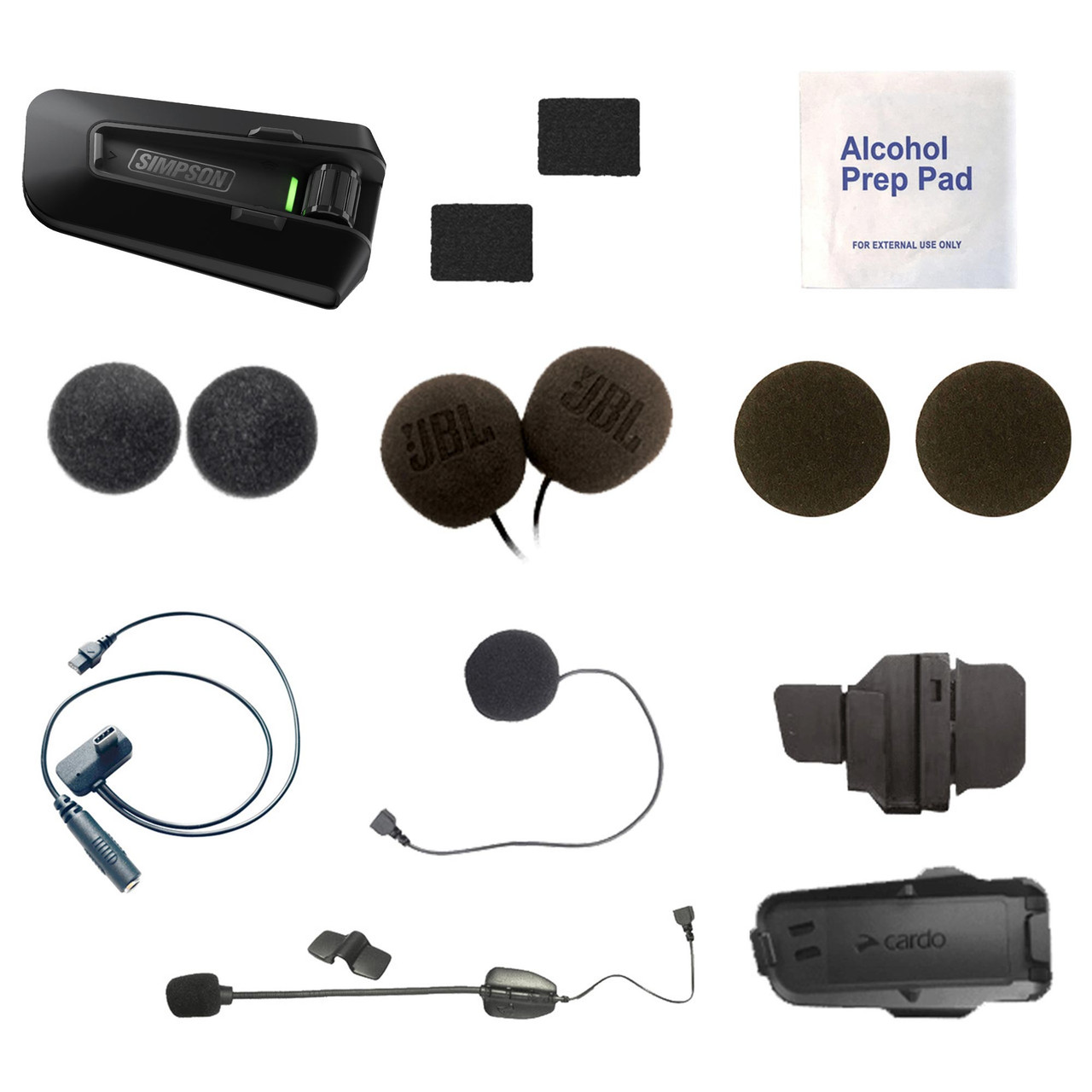 Cardo Packtalk Edge Simpson Edition Bluetooth Headset Single