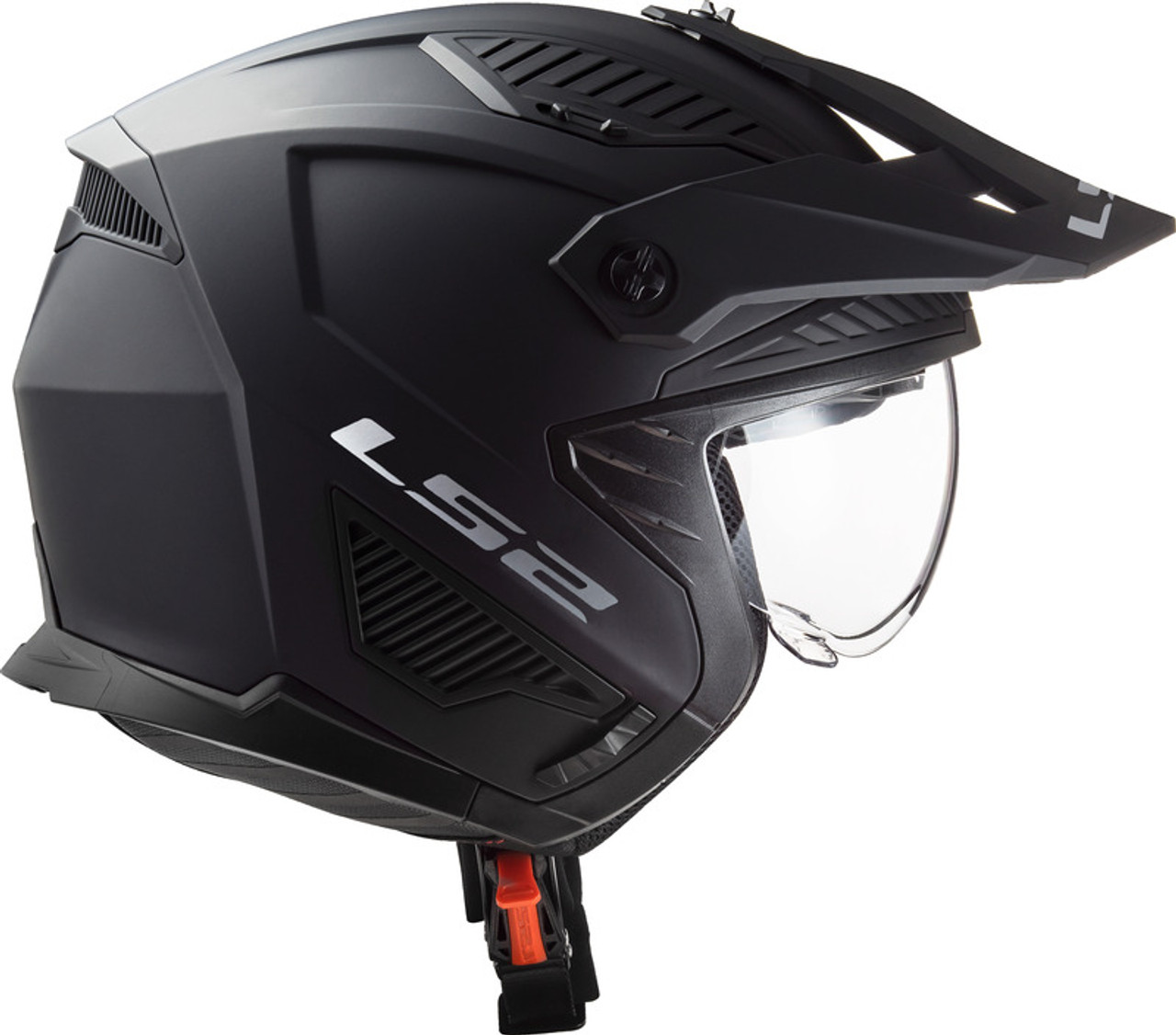 LS2 Drifter Solid Matte Black Helmet