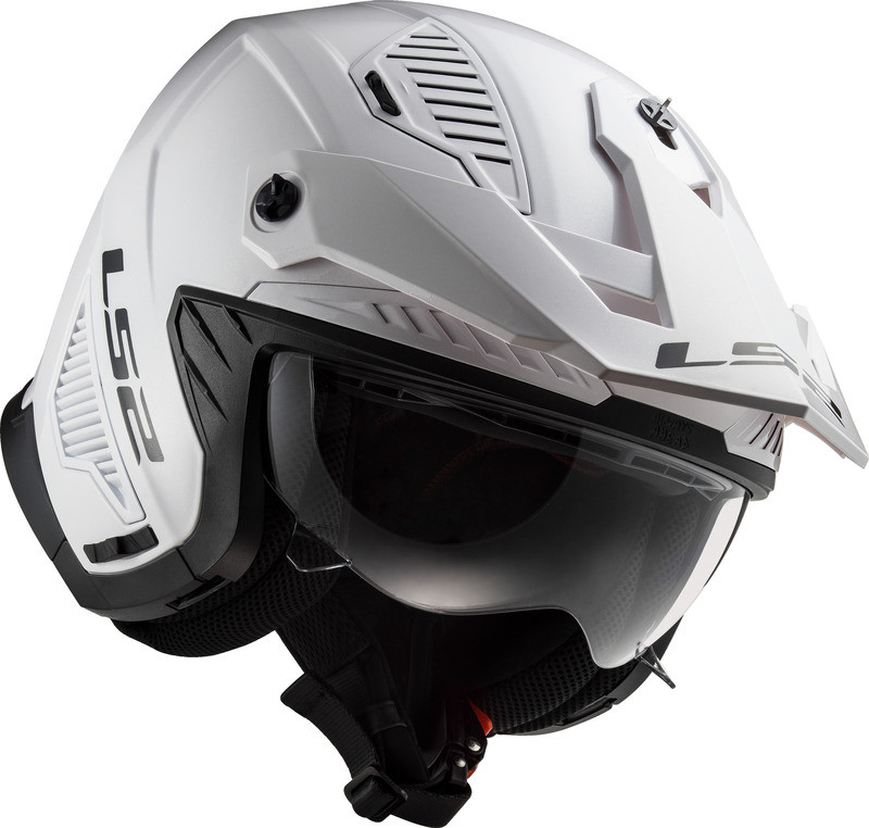 LS2 Drifter Solid Gloss White Helmet