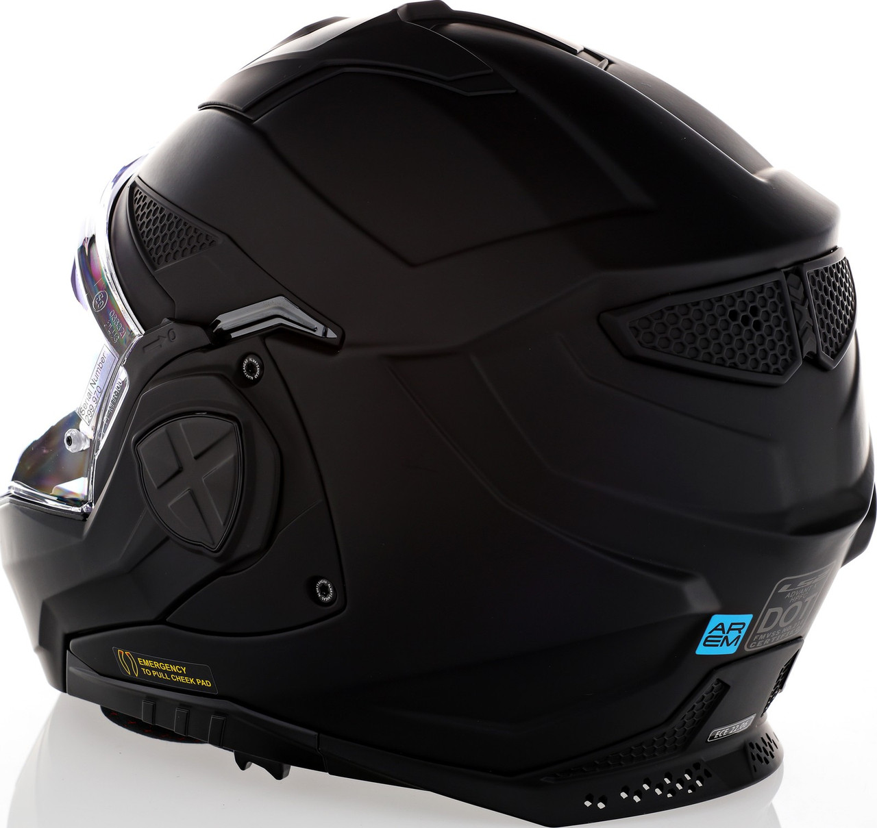 LS2 Advant X Solid Matte Black Helmet - Speed Addicts