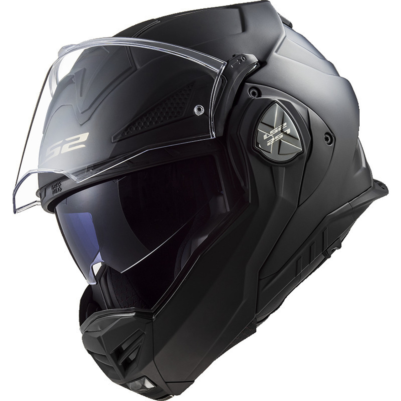 LS2 Helmets Advant X Carbon Bluetooth Modular Helmet – Black Hills Moto