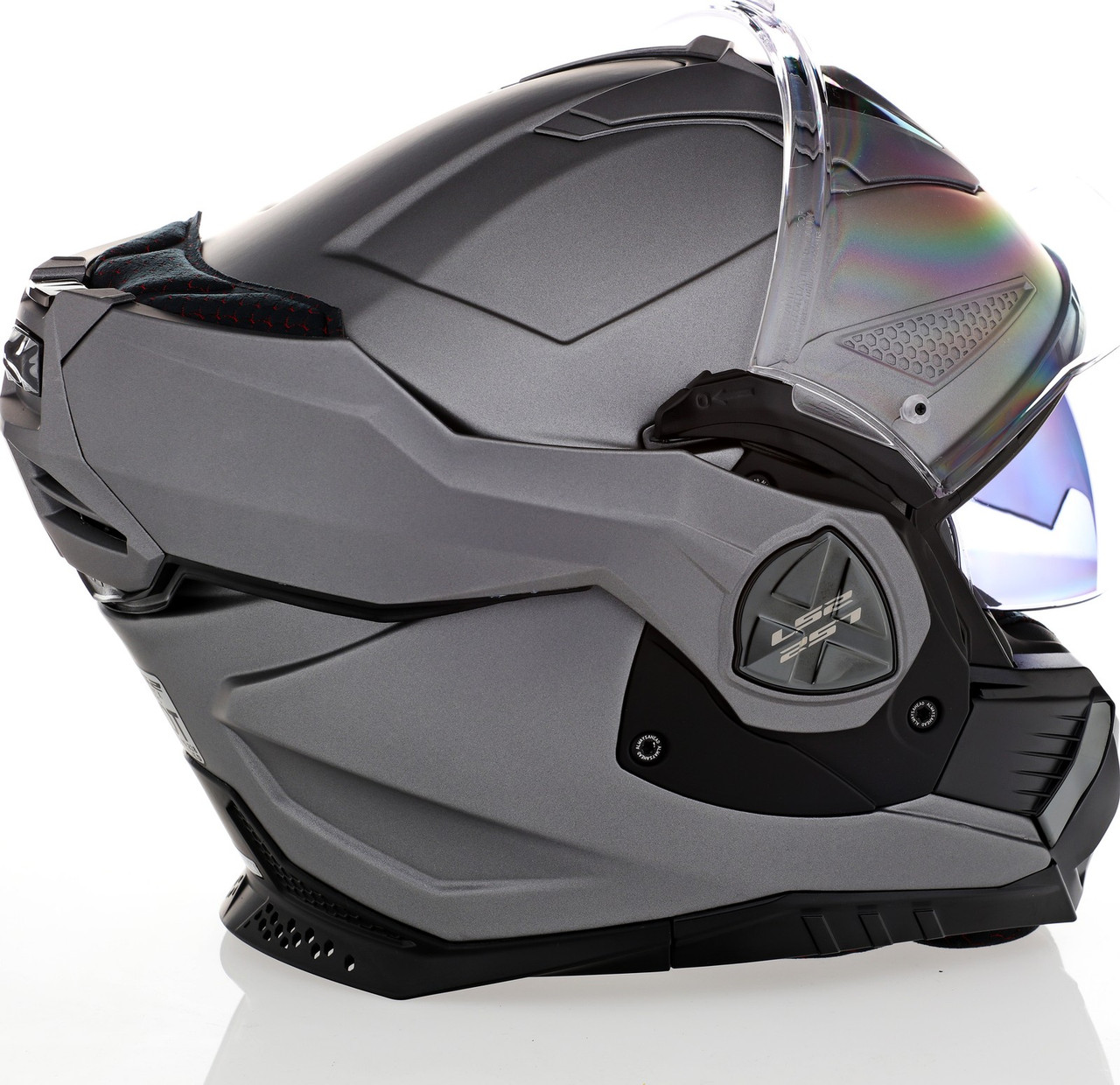 LS2 Advant X Solid Matte Titanium Helmet - Speed Addicts