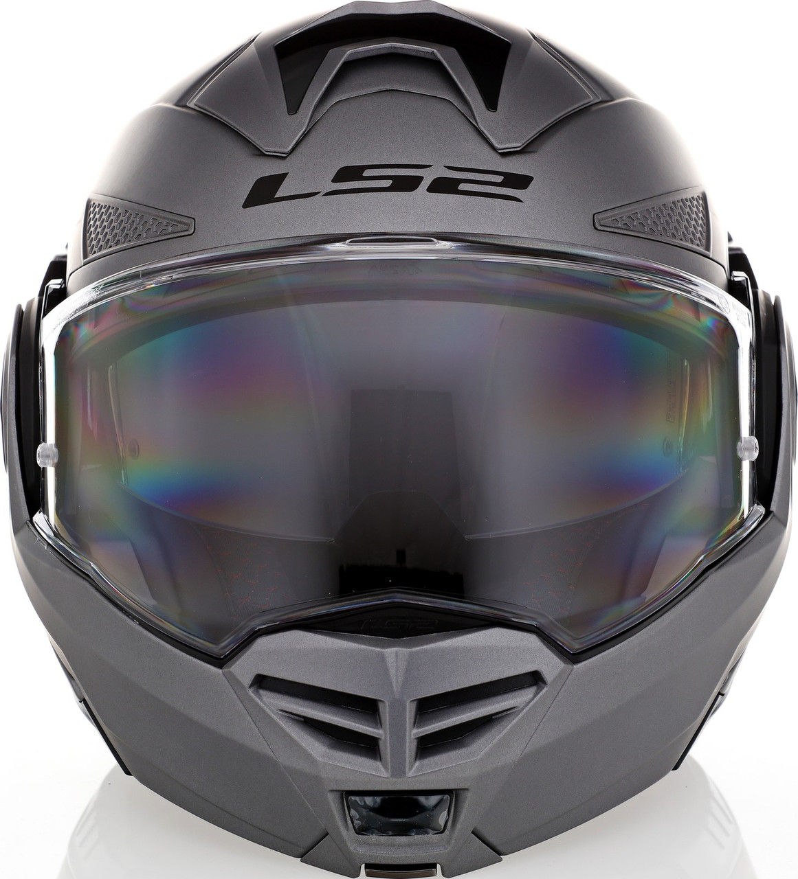 LS2 Advant X Solid Matte Titanium Helmet - Speed Addicts
