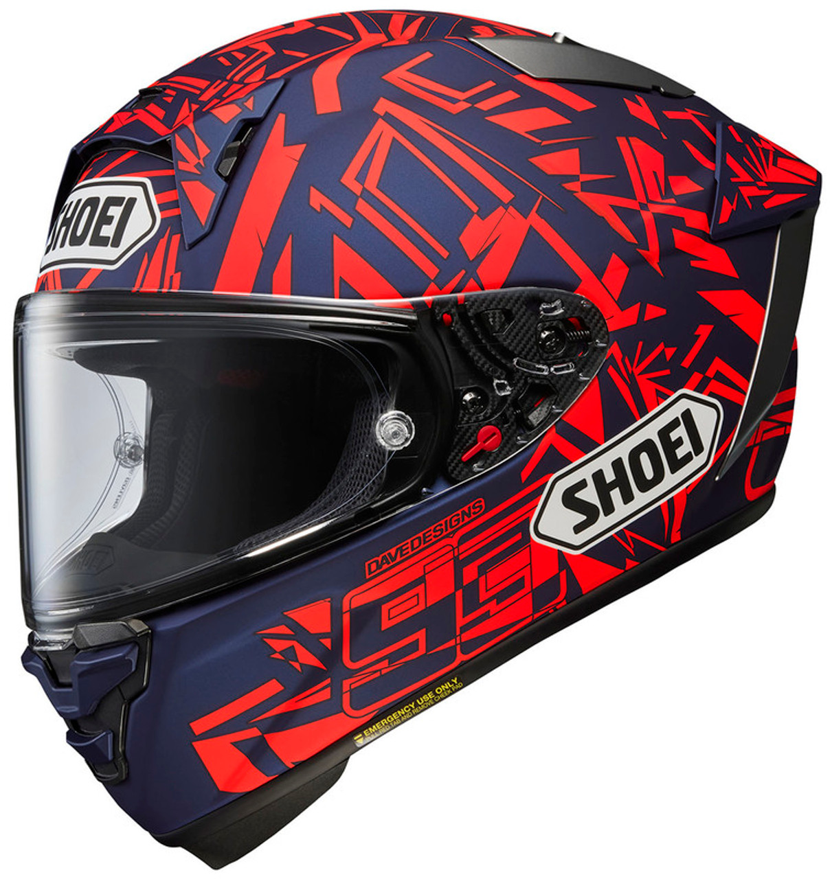 Shoei X-15 Marquez Dazzle TC-10 Helmet