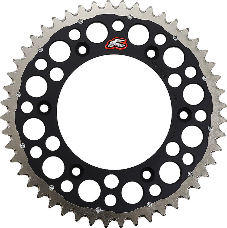 Renthal Twinring Rear Sprocket 48 Tooth Black - 1540-520-48GPBK