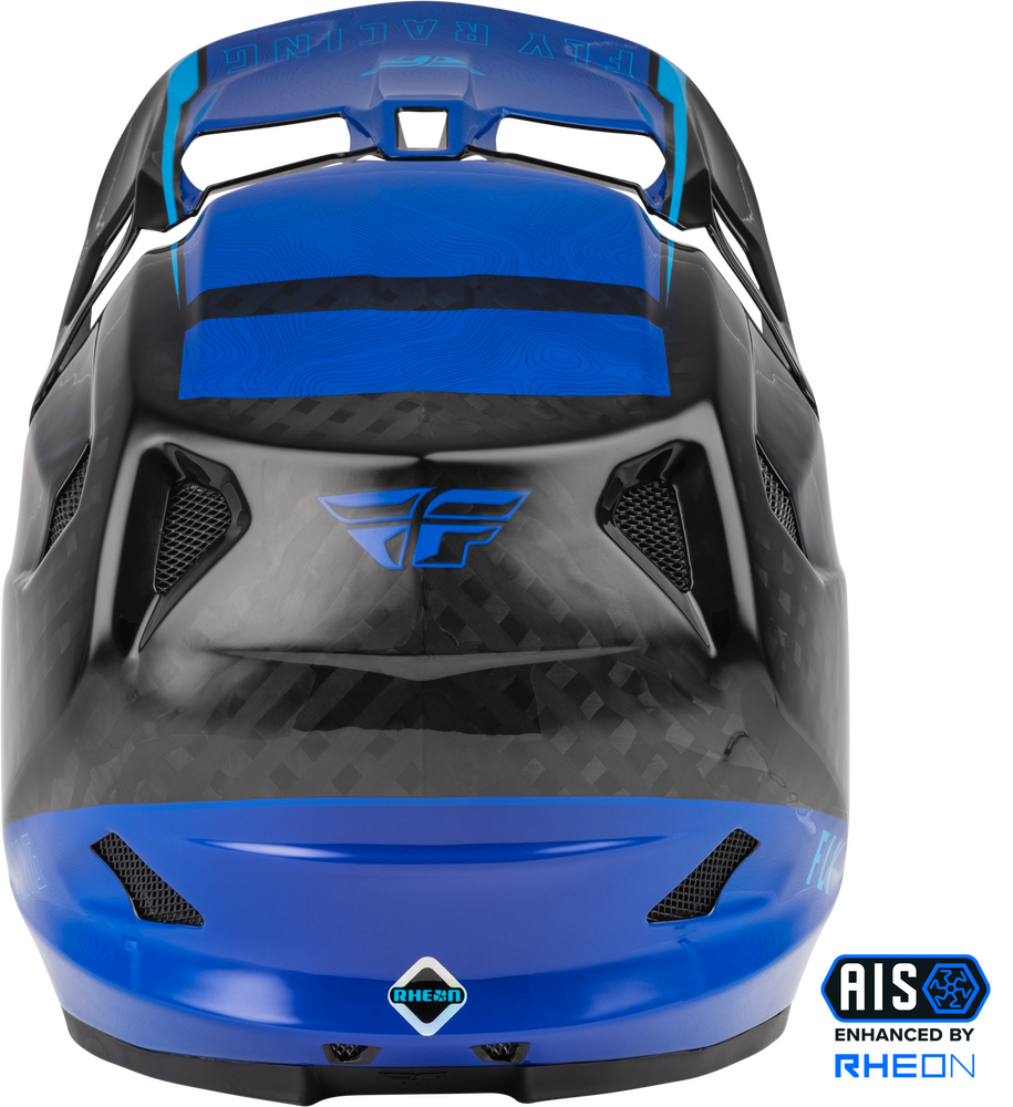 Fly Racing Werx-R Blue Carbon Helmet
