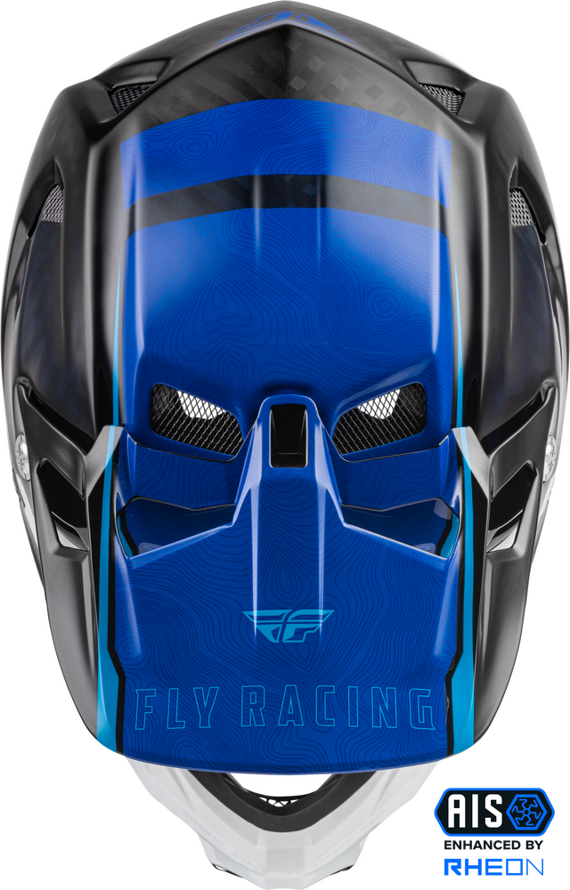 Fly Racing Werx-R Blue Carbon Helmet