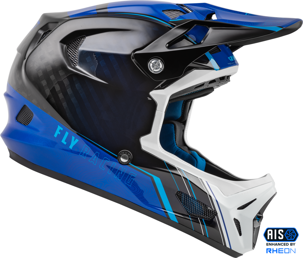 Fly Racing Werx-R Blue Carbon Helmet