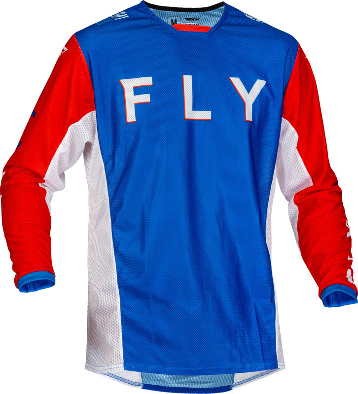 Fly Racing Kinetic Mesh S.E. Kore Red White Blue Jersey