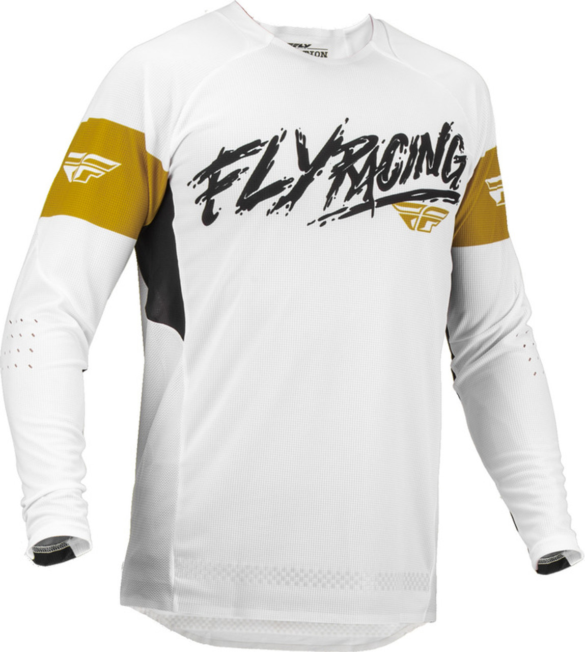 Fly Racing Evolution DST L.E. Brazen Jersey - White/Gold/Black - Large