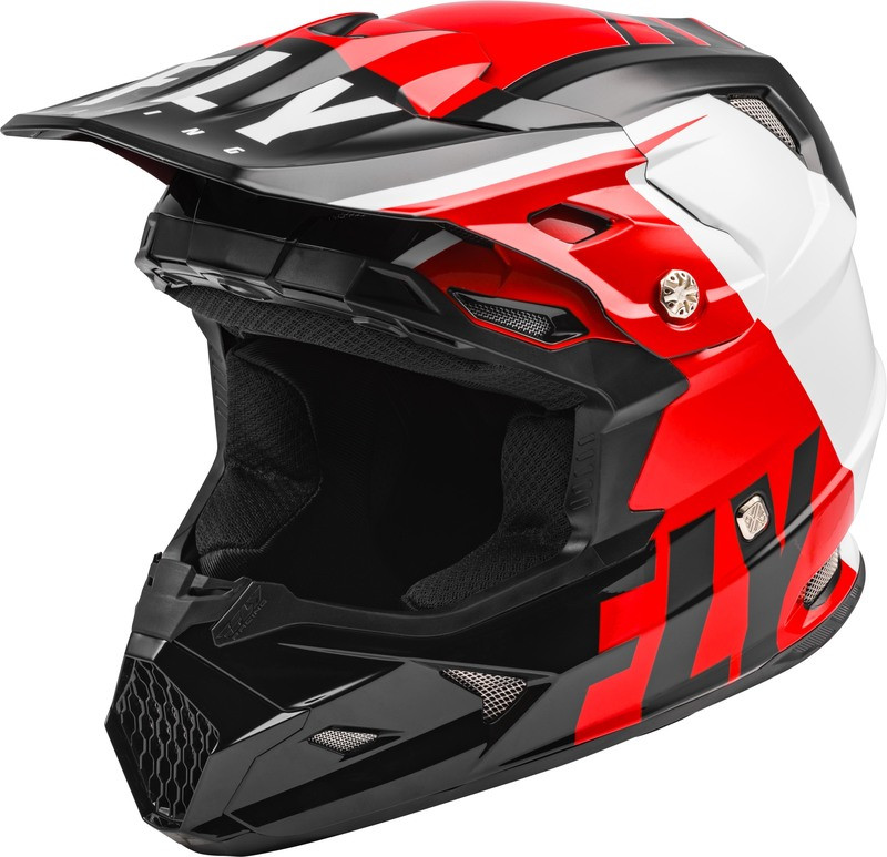 Fly Racing Toxin Transfer Red Black White Helmet