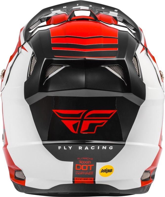 Fly Racing Toxin Transfer Red Black White Helmet