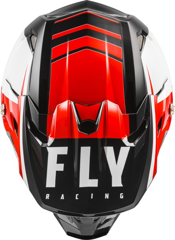 Fly Racing Toxin Transfer Red Black White Helmet