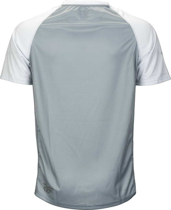 Fly Racing Super D Light Grey Camo White Jersey