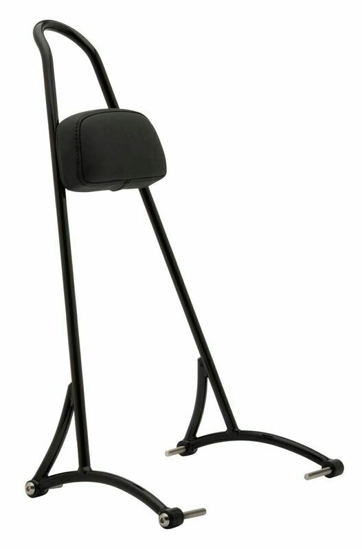 Burly Tall Sissy Bar W/ Pad Black Xl 94-03 - B13-1503B
