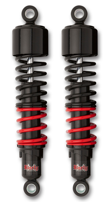 Burly Stiletto Shocks 12.5" Black Fxd 91-17 - B28-1252