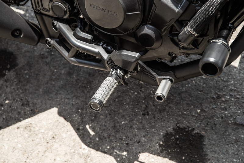 Burly Slash Cut Foot Pegs Black - B13-1204B