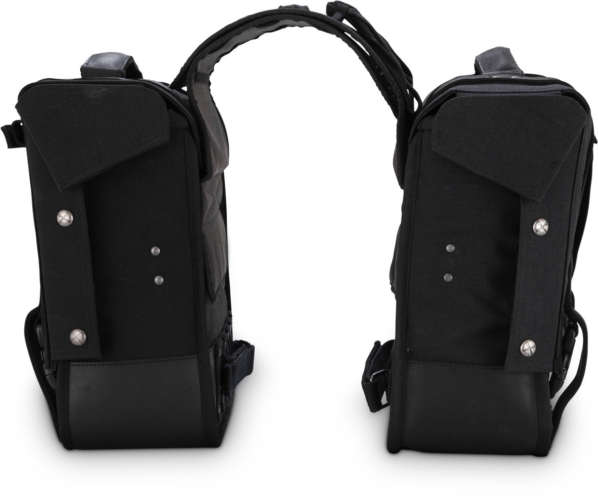 Burly Throwover Saddlebag Black - B15-1002B