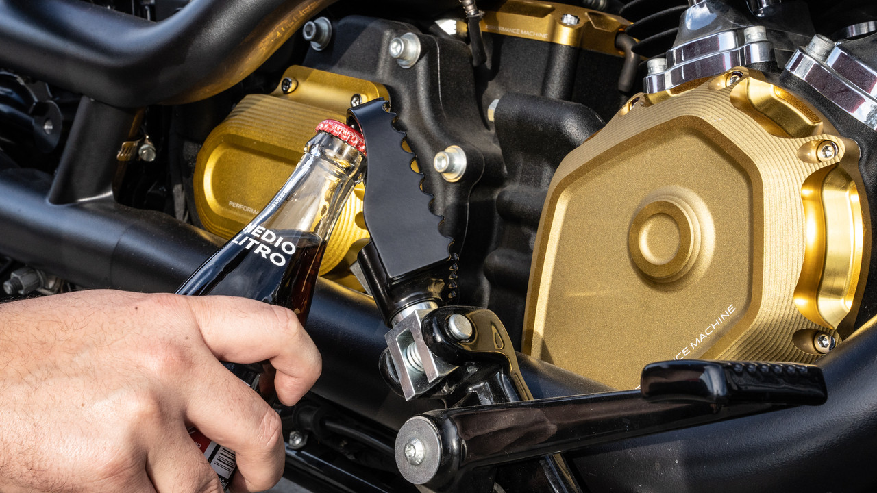 Burly Mx Style M8 Rider Footpegs Black - B13-1007B