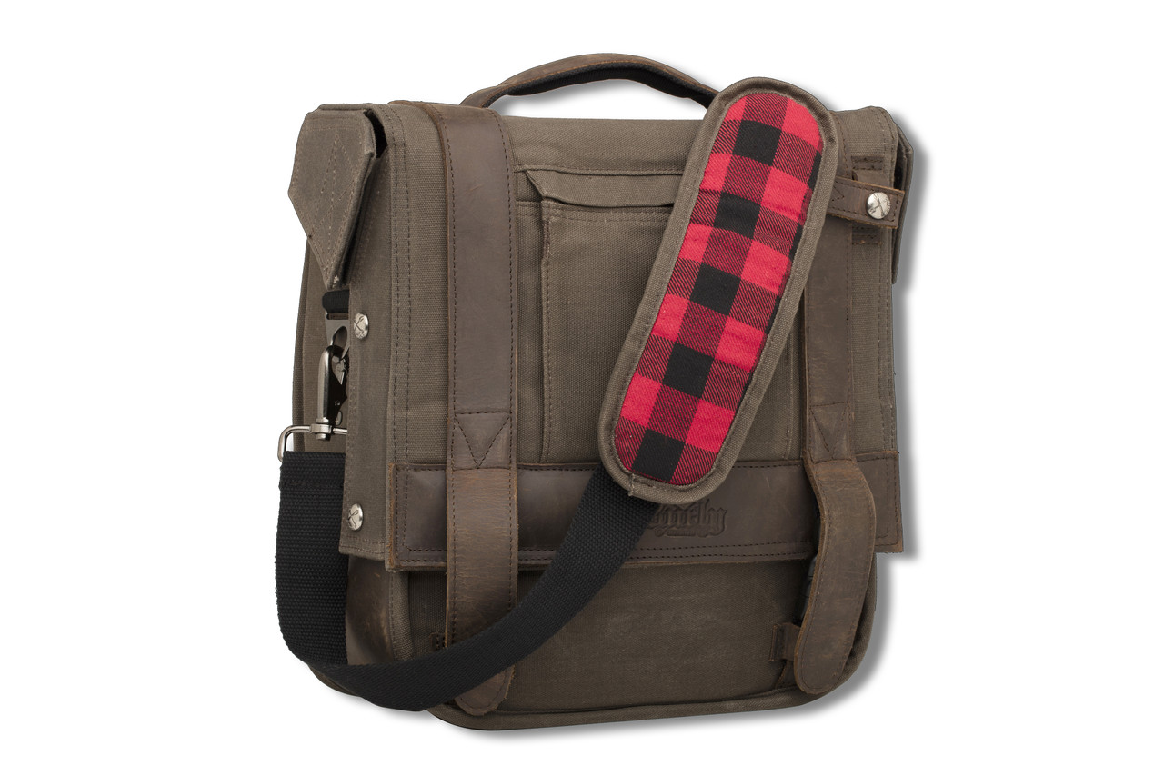 Burly Single Saddlebag Dark Oak - B15-1000D