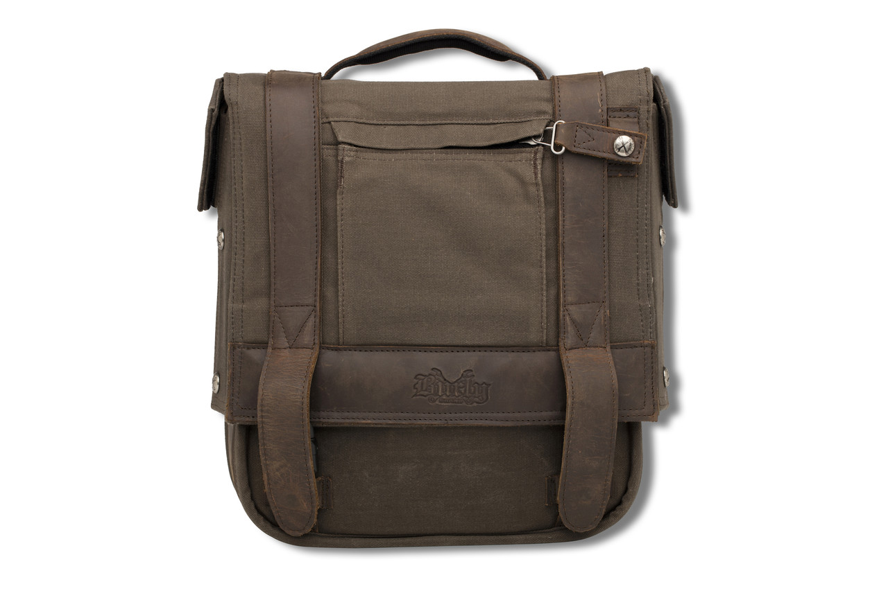 Burly Single Saddlebag Dark Oak - B15-1000D