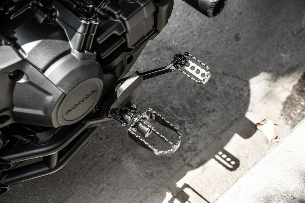 Burly Mx Style Style Foot Pegs Black - B13-1200B