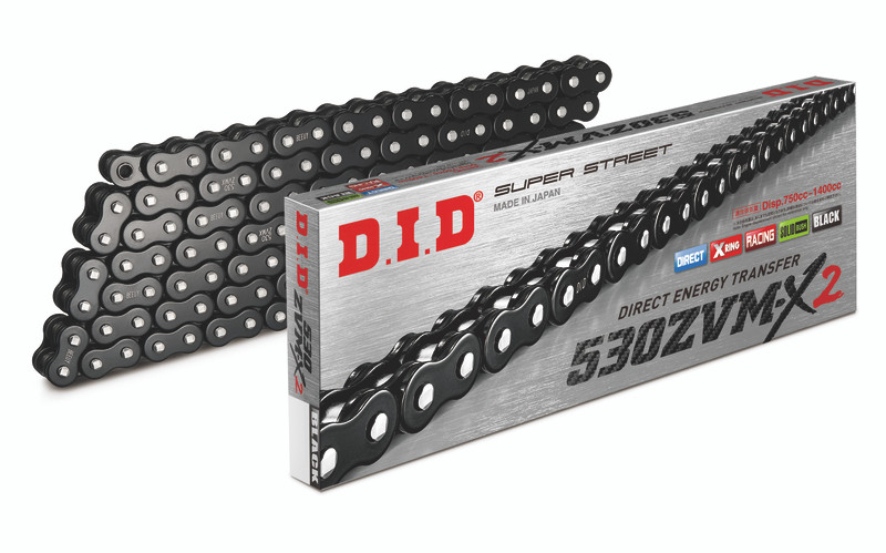 D.I.D Chain 530Zvm-X2 Bk&Bk-130Zb - 530ZVMX2B130