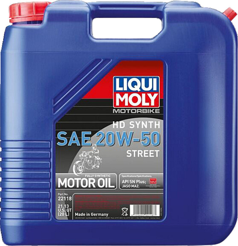 Liqui Moly H-D Synthetic 4T Street Oil 20W-50 20L - 22118
