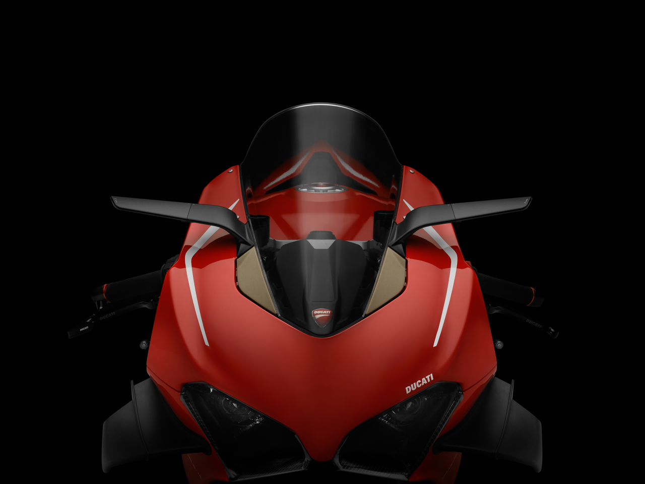 Rizoma Stealth Sport Duc Black Pair Mirror - BSS040B